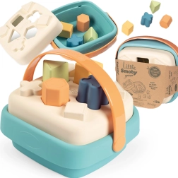 Smoby malý zelený triedič v koši z bioplastu