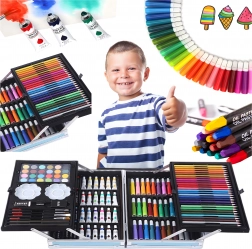 Detská výtvarná sada v kufríku 145 dielov