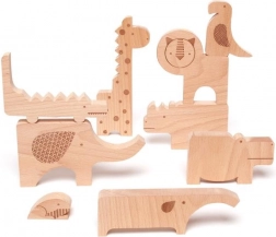 Drevené puzzle Safari od Petit Collage