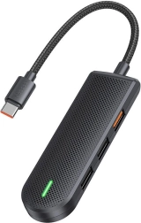 Usb-c rozbočovač Mcdodo 5 v 1 so slotmi sd/tf a usb 3.0
