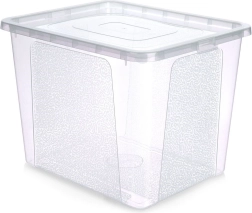 Plastový úložný box s vekom 30 l Vilde