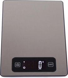 Elektronická kuchynská váha s LCD displejom a dotykovým ovládaním