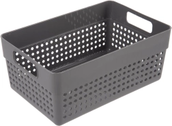 Orion košík Terra sivý úložný organizér 23,5 × 15,5 × 10 cm