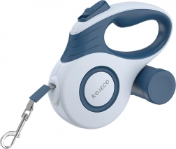 Automatické sťahovacie vodítko pre psy modré 5m - Rojeco