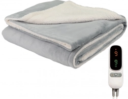 Elektrická vyhrievaná deka CozyHeat 160 W, sivá