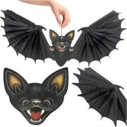 Závesná halloweenska dekorácia netopier Ruhhy 60 cm - 1 kus