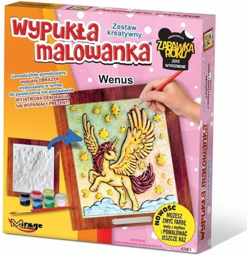 Jednorožec Venus – 3D vypuklá maľovanka MIRAGE HOBBY