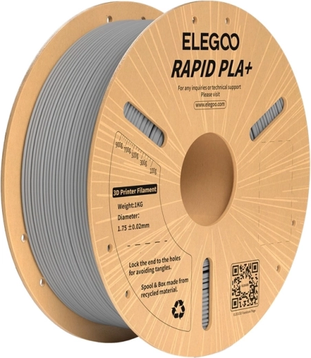 Filament ELEGOO Rapid PLA+ sivý 1,75 mm 1 kg