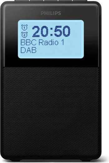 philips rádiobudík s dab+/fm a bluetooth, odolný proti striekajúcej vode