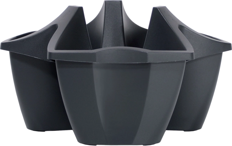 Kvetináč Crown 48 cm antracit