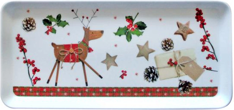 Servírovací tácka TORO s jeleňom 35 × 16,5 cm