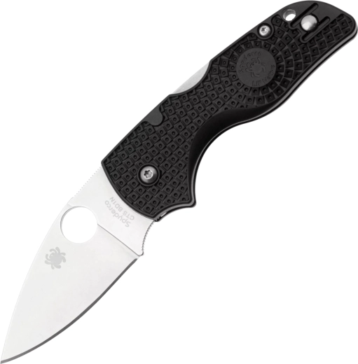 Spyderco Lil Native Lightweight Black zatvárací vreckový nôž 6,3 cm
