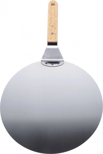 Pevná nerezová čepeľ na hladké zasunutie pod pizzu