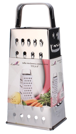Štvorstranné nerezové strúhadlo Tola 21 cm