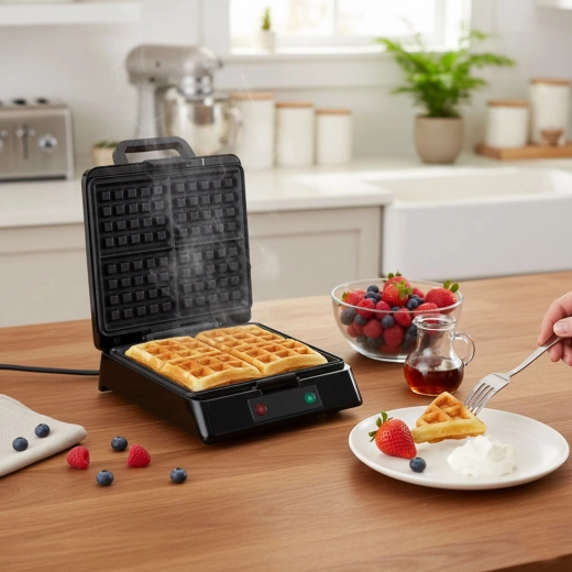 Rovnomerné a chrumkavé wafle vďaka vysokému výkonu