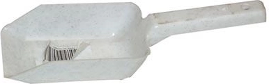 Plastová lopatka na múku 21 cm – mix farieb