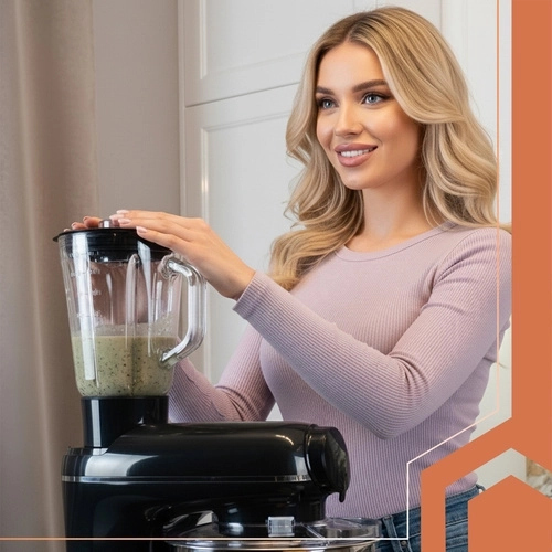 Sklenený mixér 1,5 l na smoothie aj polievky