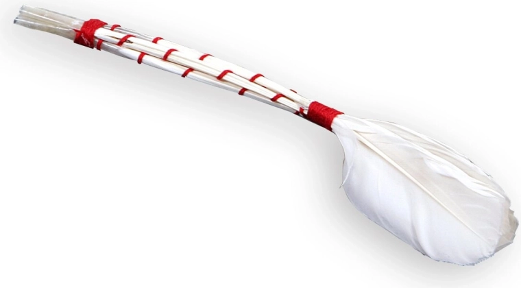 Pletený pierkový štetec na potieranie 21 cm