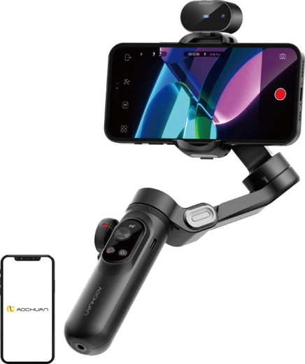 Aochuan Smart X Pro 3-osový stabilizátor pre telefón s AI senzorom čierny
