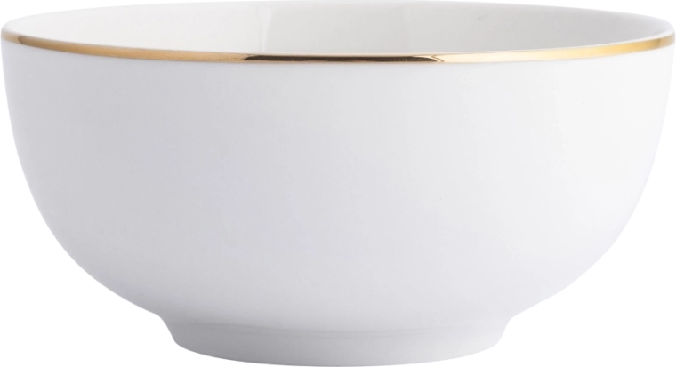 Bella zlatá línia porcelánová miska 14 cm 630 ml krémová