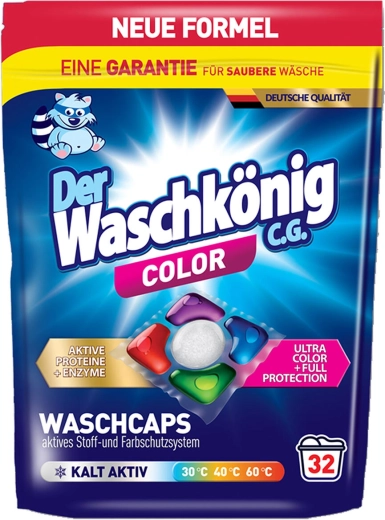 Pracie kapsuly WASCHKÖNIG Color 32 dávok
