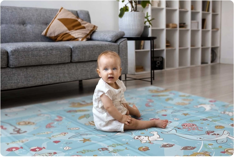 Bezpečné a pohodlné hranie vďaka XPE pene 1 cm