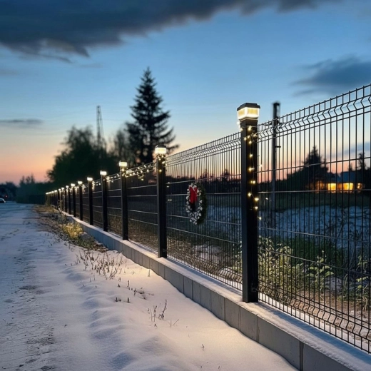 Osvetlenie plotu a záhrady