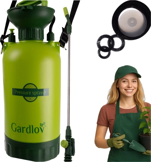 Tlakový ručný záhradný postrekovač 5 l Gardlov