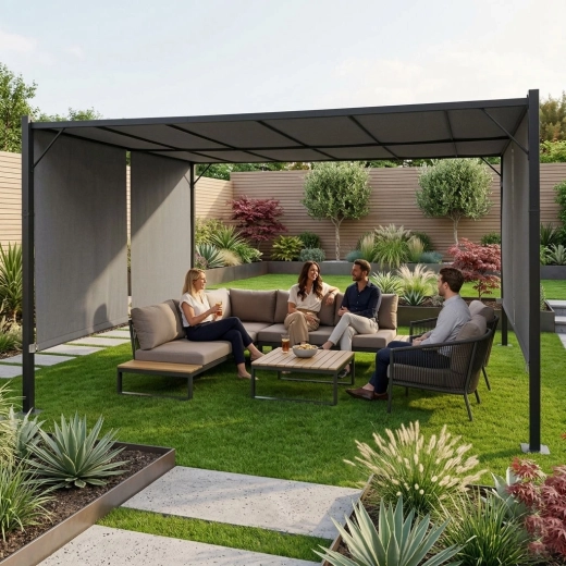 Moderná pergola na terasu aj do záhrady