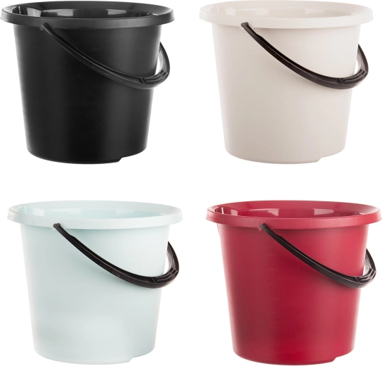 Plastové vedro s výlevkou 10 l, mix farieb – 1 kus