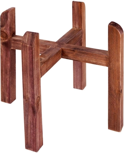 Stabilný drevený stojan so štyrmi nohami