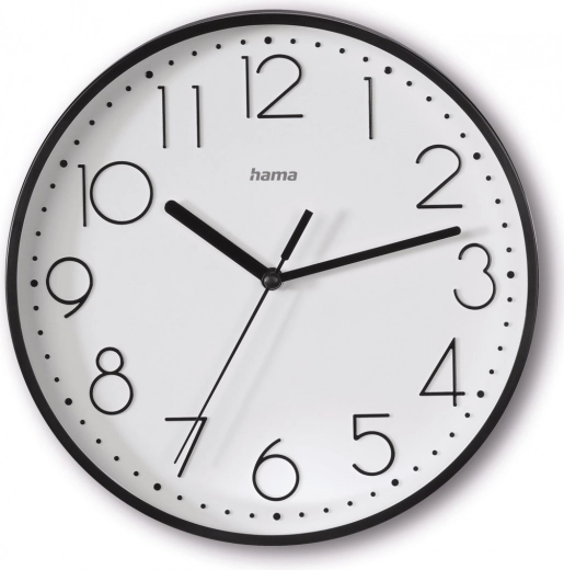 Nástenné hodiny Salina 22 cm čierne