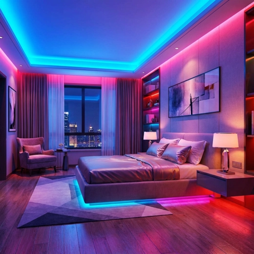 RGB LED pásik 3 m s diaľkovým ovládaním, IP65