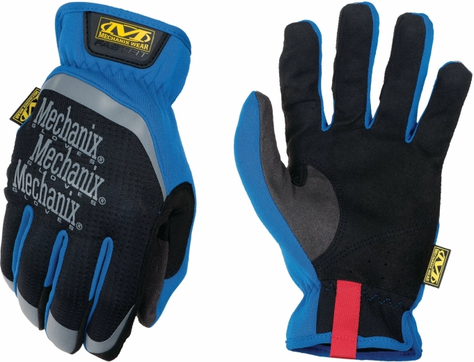 Pracovné rukavice Mechanix FastFit Blue XXL čierna/modrá