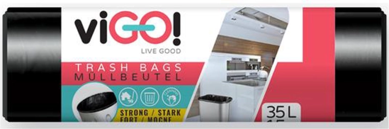 Vrecia na odpad 35 l VIGO, 15 ks