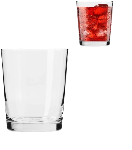 Dokonale číre sklo zvýrazní farbu nápoja