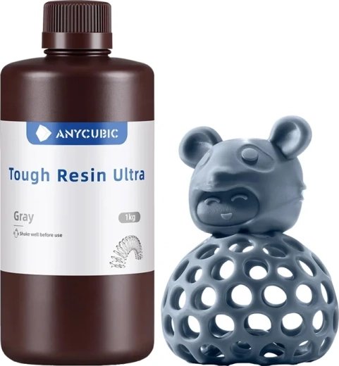 Anycubic Tough Resin Ultra sivá - 1 kg