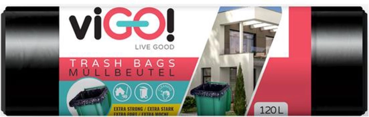 Vrecia na odpad VIGO DeLuxe 120 l, 10 ks