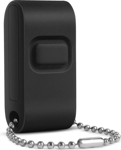 Kinetic mini bezdrôtové tlačidlo 433 MHz pre 1 okruh, matné čierne