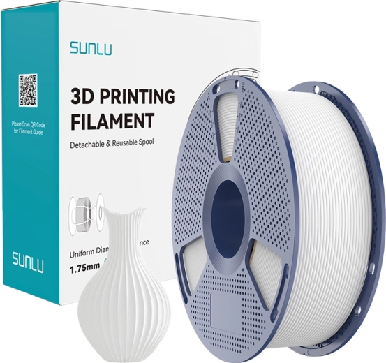 Sunlu PLA Classic biely filament 1,75 mm – 1 kg