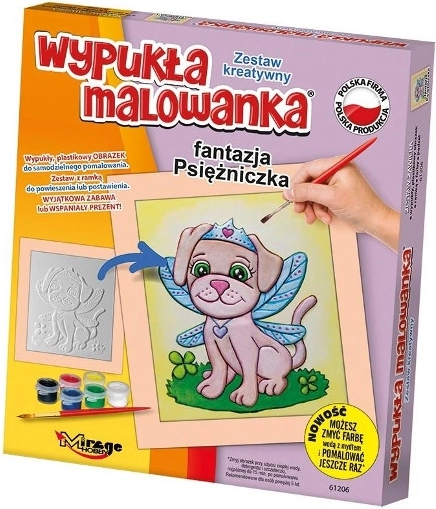 Vystúpené maľovanie Fantázia – princezná