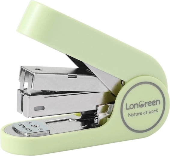 Zošívačka Deli LonGreen EM416 zelená (až 25 listov)