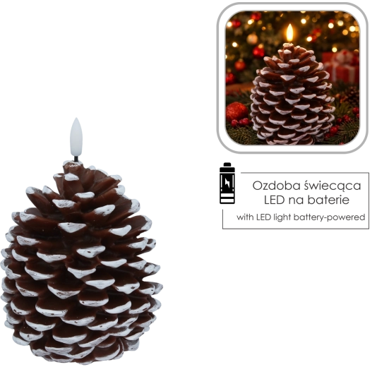 Realistický vzhľad z pravého vosku