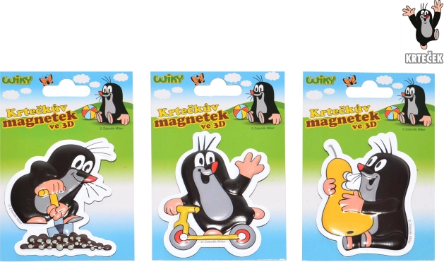 3D magnetka Krtko