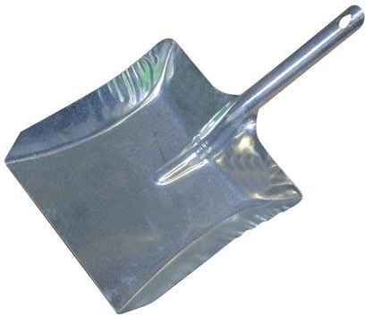 Kovová lopatka na smeti z pozinkovaného plechu 0,7 mm