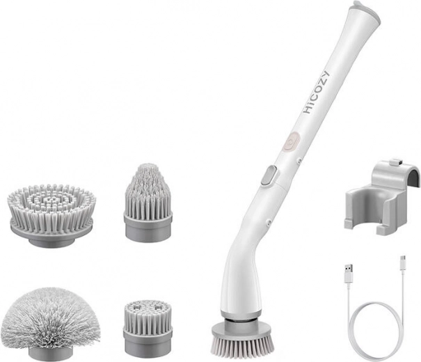 Elektrický čistiaci kefový nadstavec HICOZY s teleskopickou rukoväťou