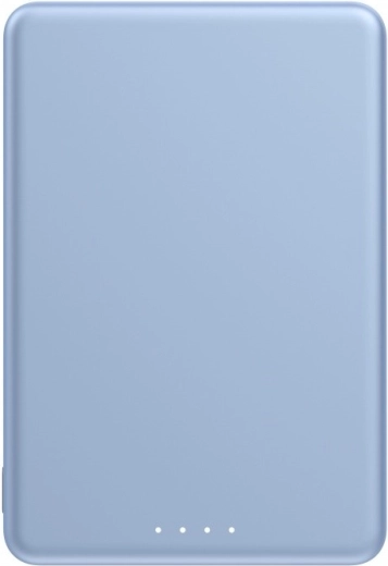 Superslim magnetická powerbanka 5000 mAh modrá