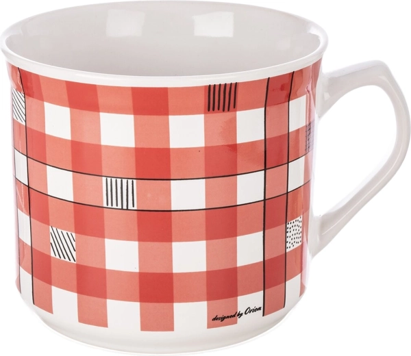 Keramický hrnček „varák“ káro 0,5 l
