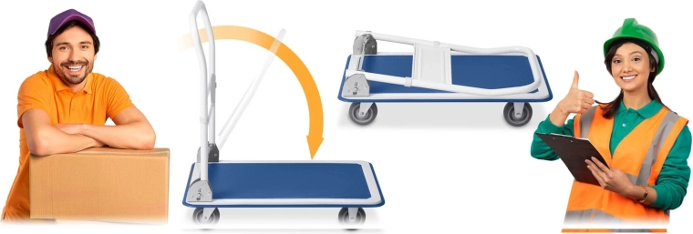 Skladacia rukoväť pre úsporu miesta