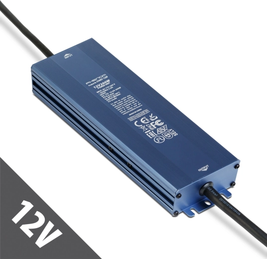 Stabilizovaný spínaný napájací zdroj 12 V DC 200 W IP67